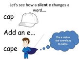 Silent E - Teaching Through  Interactive PowerPoint
