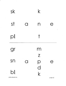 Preview of Silent E Words - SPELLING WITH  CLUES