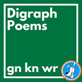 Digraph Poems: gn, kn, wr