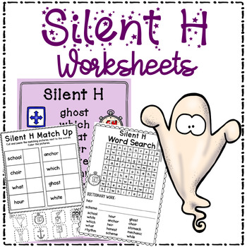 silent letter h worksheets by the support butterfly tpt