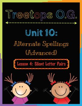 Preview of Silent Letter Pairs: Orton-Gillingham Lesson