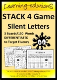 Silent Letters Game - STACK 4 - 3 Boards/150 words - CONSO