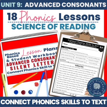 Preview of Silent Letters Phonics Lessons Plans and Phonics Intervention for Older Students