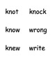 Silent Letters- gn, kn, wr - Word Cards/Sort by Jennifer Bruce | TpT