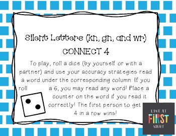 Silent Letters Gn Kn And Wr Connect 4 Tpt