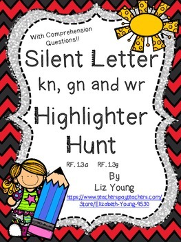 Preview of Silent Letters kn, gn, and wr