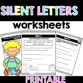 Preview of Silent Letters workbook