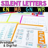 Silent Letters wr gn kn mb Phonics & ELA Activities