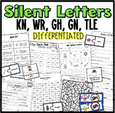Silent Letters wr kn gn gh tle Worksheets and Activities