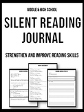 Silent Reading Journal - Complete Independent Reading Work