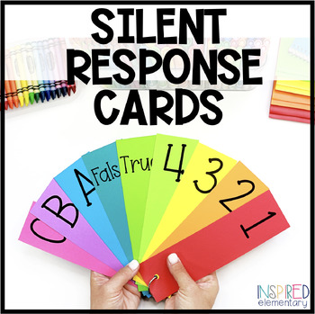 Preview of Silent Response Cards: Student Participation Tool for All Subjects!