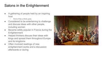the enlightenment salons