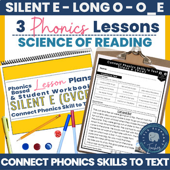 Preview of Silent e Long O - LETRS Phonics Word Recognition Lesson Plans for Older Students