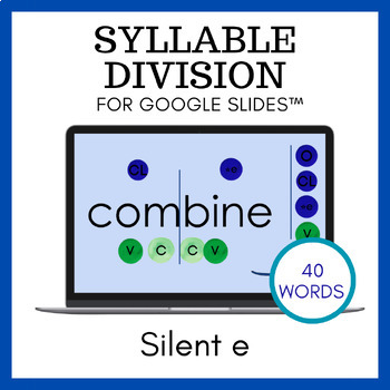 Preview of First Grade Syllable Division Silent e VCCV Pattern Activity Google Slides™️