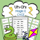 Silent Magic E  (CVCE) Reading Fluency Practice Game Uh-Oh!