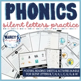 Teaching phonics skills for silent letter combinations, re