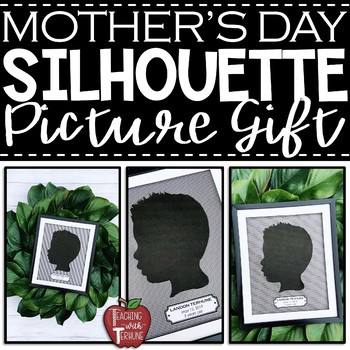 Preview of Silhouette Picture Frame Directions and Nameplates {Parent Gift Idea}
