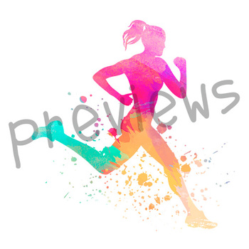 runners silhouette png