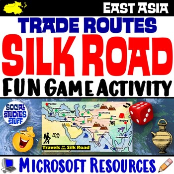 Preview of Silk Road Trade Routes FUN Game Activity | Cultural Diffusion and Geography