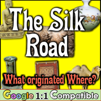 Preview of Ancient China & the Silk Road Activity | What Originated Where in Ancient China?
