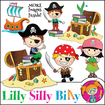 Preview of Clipart Pirate Adventures {Lilly Silly Billy}