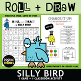 Silly Bird Roll and Draw Game | Group and Independent Play
