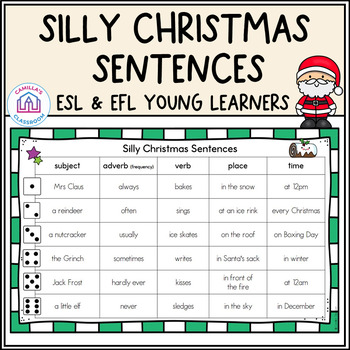 Preview of Silly Christmas Sentences