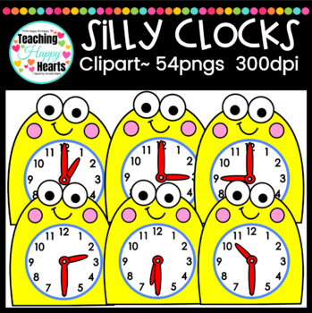 Preview of Silly Clocks Clipart