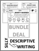 Silly Descriptive Writing Unit Daily 5 Worksheets