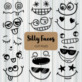 Silly Faces Funny Cute Cartoon Expression Clipart