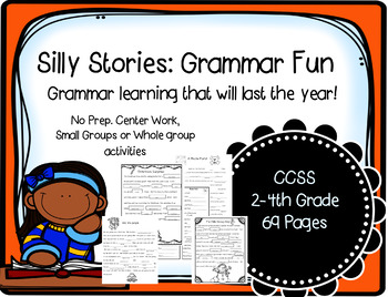 Preview of Silly Grammar Stories #1:  Mad Lib Type Fun for learning grammar!