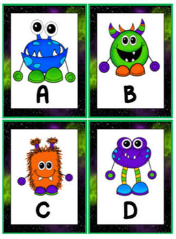 games kindergarten alphabet Hunt: and Lowercase Monster Upper Alphabet Silly Scavenger