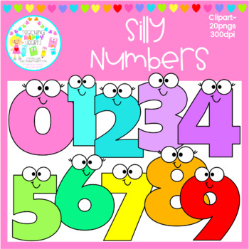 Preview of Silly Numbers Clipart