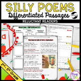 Silly Poems Reading Comprehension Poetry Passages & Questi