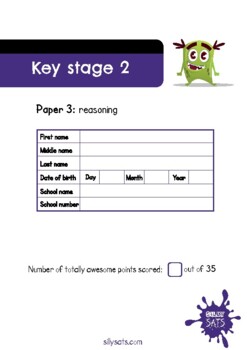Preview of Silly SATs KS2 Reasoning Paper 3 (Set A)