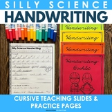 Silly Science Handwriting Practice Pages & Digital Slides: