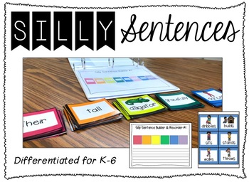 Preview of Silly Sentences (Differentiated Sets)