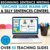 Science of Writing Sentence Building Teacher Slides and Si