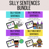 Silly Sentences Bundle- First Grade Google Slides Creative