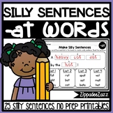 Silly Sentences Word Work