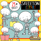 Silly Skeleton Clip Art