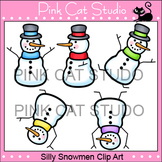 Snowmen Clip Art - Winter Clip Art for Personal & Commercial Use