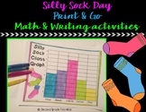 Silly Sock Day Math & Writing Activities