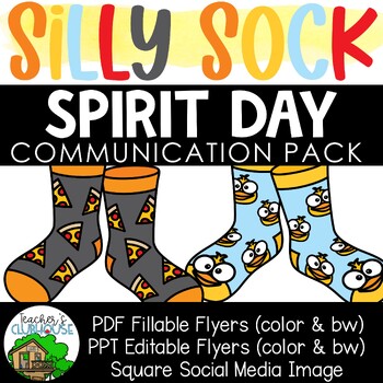 Silly Socks Spirit Day Pack by Teacher's Clubhouse | TPT