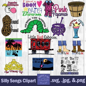 Preview of Silly Songs Clip Art