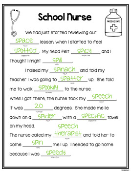 1 worksheets grade blends and Silly ins: /s/, Fill Carryover: Articulation /l/ Story