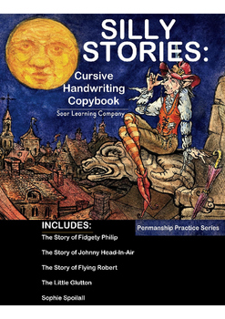 Preview of Silly Stories: Cursive Handwriting Copybook
