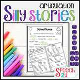 Articulation/Carryover: Silly Story Fill-ins S, TH, L, SH,