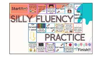 Preview of Silly Stuttering - Fluency Game