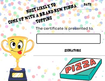 Silly Superlatives End of The Year Activity | TpT